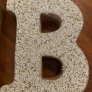Beaded Decorative Letter B